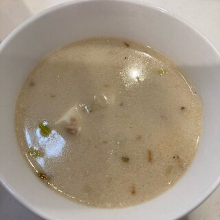 濃厚まろやか！豆乳の中華スープ